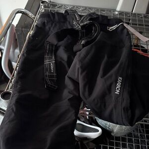 Givenchy Black Ski Pants with Logo Straps